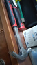 德力西电气（DELIXI ELECTRIC）羊角锤一体成型木工锤子家用多功能起钉锤敲击铁榔头锤子 0.75kg 实拍图