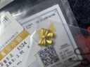 金小貅足金999蝴蝶结转运珠黄金吊坠女3D硬金在逃公主手链手串DIY时尚新 1g,大号蝴蝶结【多退少补】 实拍图