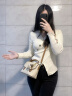 CinvaiKrose官网包包女包2025年新款斜挎包女士小手提包生日520送女朋友礼物 米色【节日送礼可代写心意贺卡】 实拍图