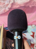 全民K歌麦克风 家庭ktv变声器儿童唱歌音箱卡拉OK电视抖音直播降噪无线蓝牙k歌宝手持话筒音响S6黑色 实拍图
