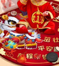 多美忆周岁抓周生日布置道具周岁抓周道具男女龙宝宝周岁手足印龙宝相框 实拍图