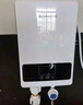 志高（CHIGO）即热式电热水器超薄小厨宝 6500W变频恒温智能省电出租房家用洗澡免储水水龙头黑色 KBR-B65 实拍图