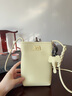CAMPUSKITTEN高级感可爱小象迷你手机包2025新款单肩斜挎包女糖果手机袋 淡黄 实拍图
