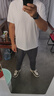 真维斯（Jeanswest）冰丝短袖T恤男夏季纯色体恤衫宽松大码运动健身半袖男士速干上衣 实拍图