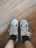 品牌断码男鞋2025新款冬季透气跑步鞋百搭运动鞋皮面休闲鞋男鞋子 W-2白灰网面 41 实拍图