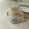 bebebus彩虹学饮杯鸭嘴杯婴儿水杯6个月以上宝宝非奶瓶防呛重力球吸管杯 简约白 200ml 【鸭嘴杯+吸嘴】 实拍图