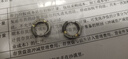 SINCE YOU邓为同款耳环罗马世界银耳钉男磁吸无耳洞高级耳饰生日礼物送对象 罗马世界耳环（一对）太空灰 实拍图