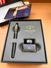 派克（PARKER）【毕业礼物】钢笔签字笔 商务办公送礼AI定制贺卡 威雅XL经典黑金夹墨水笔+小墨水礼盒 实拍图