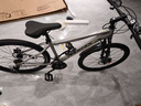 凤凰（Phoenix）凤凰自行车成人男新款山地车变速越野骑行车12岁到18岁青少年单车 辐条轮顶配【全套轴承/钢架】肖灰 26寸24速【身高158-188cm】 实拍图