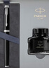 派克（PARKER）【可AI定制贺卡】钢笔礼盒签字笔 商务送礼 节礼物 男女生日礼品 IM丽雅黑白夹墨水笔 墨水礼盒 实拍图