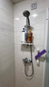 茨格曼 浴室花洒置物架淋浴花洒杆置物架洗手间厕所置物架免打孔托盘 实拍图