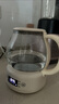小熊（Bear）煮茶器煮茶壶 养生壶烹煮一体茶壶迷你蒸茶器 316L喷淋式不锈钢烧水壶黑茶茶具1升ZCQ-F10N7 实拍图