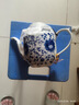 盛天下 景德镇陶瓷青花瓷小茶壶釉中彩过滤泡茶单壶小号功夫茶具手抓壶 缠枝莲-650ML 实拍图
