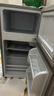 志高（CHIGO）小冰箱迷你小型家用冷藏冷冻两用宿舍出租房用双门办公室电冰箱节能省电 【一级能效】76L银色【三天约一度电】 实拍图