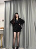 涞觅润丝【0.01】开裆丝袜丝滑超薄免脱连裤袜透明性感女袜 黑色 L码  实拍图