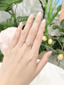 周百福【1000+门店】S925银戒指女求婚结婚订婚对戒送女友纪念生日礼物 【银戒指】*免费刻字+写贺卡-纪念日生日送闺蜜老婆 实拍图