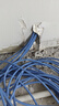 秋叶原（CHOSEAL）六类千兆网线 Cat6六类屏蔽8芯双绞线 工程家用电脑宽带监控跳线成品网线 灰色 5米 CT600A 实拍图