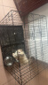 憨憨宠猫笼折叠猫笼子大号猫别墅加粗加密双层猫舍猫窝宠物猫咪用品家用 黑色 850双层 实拍图