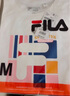 FILA 斐乐女装官方女士短袖T恤夏季休闲运动内搭t恤运动上衣 标准白-F11W118151F M （165/84A/M） 实拍图