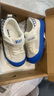 泰兰尼斯311初秋男童鞋幼儿园室内鞋透气帆布鞋防滑舒适板鞋白蓝25码 实拍图