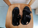 昌祥回力凉鞋男新款夏季外穿开车透气夏天防滑耐磨男士运动休闲沙滩凉拖男 黑色 43 实拍图