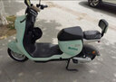 立马电动摩托车MINI 80公里长续航1200W电机60V20Ah铅酸电池外卖家用舒适出行电动车 海岸灰 实拍图