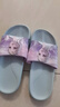 迪士尼儿童拖鞋夏宝宝女童洗澡防滑凉拖鞋小孩软底公主室内家居鞋 GE222651湖蓝 内长21cm 210 实拍图