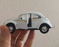 复古甲壳虫儿童合金玩具老爷车惯性回力车男孩巴士大众小汽车模型 甲壳虫【白色】经典款1只1:36 实拍图
