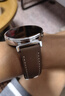 威千图适用华为手表GT6/GT5/5pro/GT4/WATCH5手表表带真皮时尚男女生41/42mm丨18MM接口【银扣棕色】 实拍图