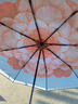 蕉下（beneunder）防紫外线遮阳伞三折双层黑胶晴雨伞防晒伞BM664花椿 实拍图