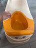 儿童坐便器家用男女宝宝便盆小孩婴幼儿带盖尿盆幼稚园靠背小马桶 卡通儿童坐便器【奶黄色】 实拍图