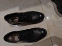 百丽正装鞋男皮鞋牛皮圆头婚鞋商务休闲皮鞋3UX01CM5 黑色 40 (250mm) 实拍图