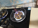 樱花雪燃气灶双灶家用猛火灶天然气灶煤气灶防干烧5.2kw大火力不锈钢液化气灶罐装专用台式嵌入式灶具 【微晶纳米玻璃】鸳鸯九腔直喷定时款+全铜火盖 天然气 实拍图