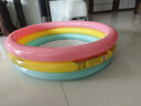 INTEX儿童海洋球池家用充气波波池室内戏水池游戏游泳池宝宝玩具 荧光池（86*25CM）+脚泵 实拍图