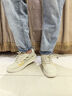 森馬男鞋2025秋季新款休闲百搭小白鞋子男士软底轻便厚底增高板鞋男款 米色 40 实拍图
