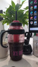 Jidaocook幸运肚肚杯大容量巨无霸水杯茶漏花茶吸管杯高颜值把手便捷冰霸杯 玫红黑 冰霸杯+杯刷 1300ml 【PC】耐摔耐高温 实拍图