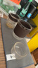 美斯尼 旅行茶具套装便携式茶具玻璃快客杯泡茶杯一壶二杯 同乐杯 咖啡色 实拍图