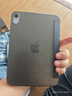 毕亚兹适用24/21款苹果ipad mini7/6 8.3英寸三折支撑保护套A17pro芯片 智能休眠稳固支撑 PB266-金刚黑 实拍图