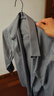 京东京造【桑蚕丝】衬衫男长袖衬衣男士外套衣服送男友礼物 灰色 41 实拍图