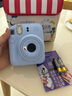 INSTAX富士instax立拍立得 一次成像相机 mini12（mini11升级款）绣球蓝 实拍图