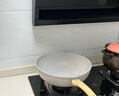 京东京造 炒锅 麦饭石色不粘炒菜电磁炉燃气灶平底煎锅一体平底30cm无盖 实拍图