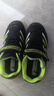 回力童鞋儿童足球鞋2025春季新款男童碎钉软底防滑训练鞋学生运动鞋 黑荧光绿 30码 内长约19.8cm 实拍图