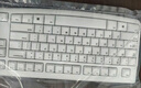 罗技（Logitech）MK120 键鼠套装 有线键鼠套装 办公键鼠套装 电脑键盘 USB即插即用 全尺寸 白色 实拍图