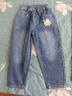真维斯女童牛仔裤秋装2025新款女大童耐磨直筒长裤洋气儿童裤子潮 【耐磨牛仔裤】彩虹马/蓝 130 实拍图