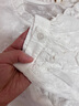 茵曼（INMAN）时尚绣花立领衬衫洋气宽松休闲长袖衬衣 米白色-第二批 M （裤子 27码） 实拍图