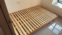 源氏木语日式实木床现代简约无床头榻榻米床架卧室家具带灯悬浮床 原木色榻榻米Y28B55;1.35*2m(不含垫) 实拍图
