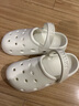 朴西沙滩休闲洞洞鞋女士EVA厚底增高情侣凉鞋男 珍珠黑 44-45  实拍图