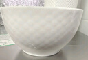 京东京造 汤碗 饭面碗陶瓷蒸鸡蛋羹沙拉家用 奶油华夫 大碗5.5英寸*6 实拍图