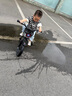 贝琦童儿童自行车男孩2-3-6-7-9岁5中大童小女孩脚踏单车宝宝童车 磨砂黑一体轮+双碟刹后座版+京东专供 14寸适合身高(95-105)CM 实拍图