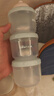 小熊婴儿便携外出辅食存储盒 儿童分隔密封零食盒 MW-C0016 浅荷绿 实拍图